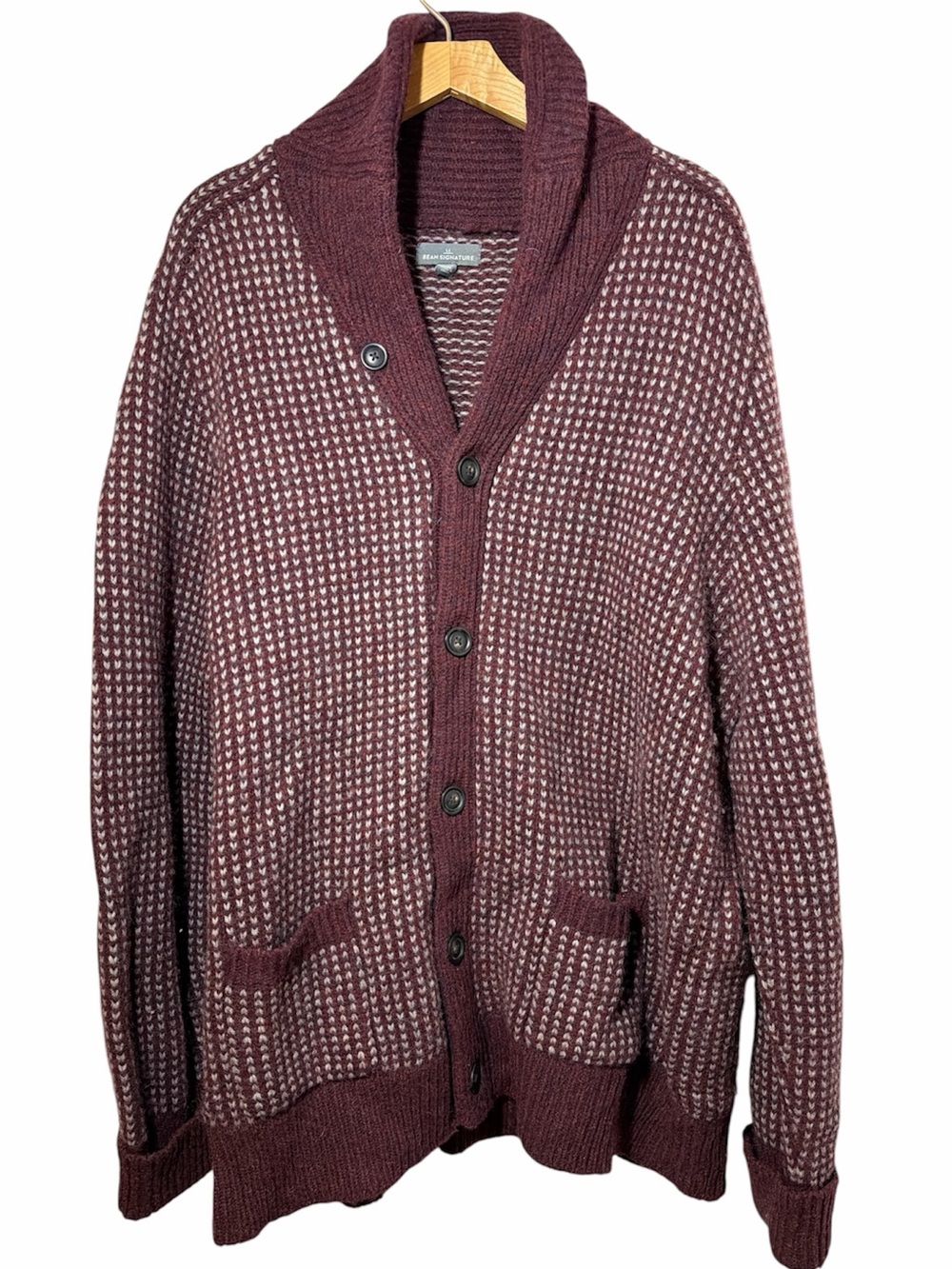 LL Bean Signature 100% Wool Men’s 1980 Matinicus Rock Sweater Grandpacore